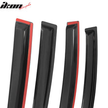 Load image into Gallery viewer, 2012-2018 Ford Focus Tape on Window Visor Rain Guard Acrylic 4PC