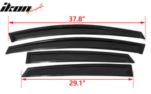 Load image into Gallery viewer, 2012-2018 Ford Focus Tape on Window Visor Rain Guard Acrylic 4PC