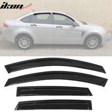 Load image into Gallery viewer, 2008-2011 Ford Focus 4Door Acrylic 4PC Tape On Window Visors Guard