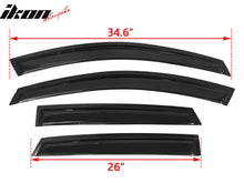 Load image into Gallery viewer, 2008-2011 Ford Focus 4Door Acrylic 4PC Tape On Window Visors Guard