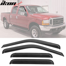 Load image into Gallery viewer, 1999-2016 Ford F250-F550 Super Duty Crew Cab Tape On Window Visors