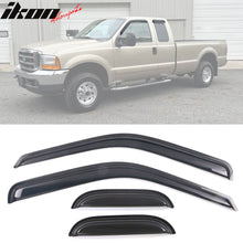 Load image into Gallery viewer, 1999-2016 Ford F-250 F-350 Super Duty Window Visors Acrylic