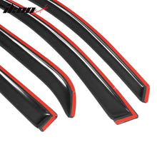 Load image into Gallery viewer, 2007-2016 GMC Acadia Slim Style Smoke Tinted Visor Windows Acrylic 4PC