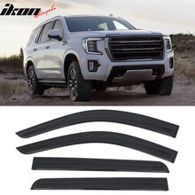 Load image into Gallery viewer, 2021-2025 Chevy Tahoe &amp; GMC Yukon 4PCS Tape on Window Visors Guards