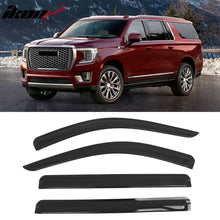 Load image into Gallery viewer, 2021-2025 Chevrolet Suburban &amp; GMC Yukon XL 4PCS Tape on Window Visors