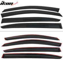 Load image into Gallery viewer, 2013-2017 Honda Accord 4-Door Sedan Tape On Window Visors Rain Guard