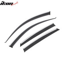Load image into Gallery viewer, 2018-2025 Honda Accord Window Visor Vent Rain Guard W/Chrome Trim PMMA