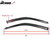 Load image into Gallery viewer, 2001-2005 Honda Civic Slim Style Smoke Tinted Visor Windows Acrylic