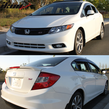 Load image into Gallery viewer, 2012-2015 Honda Civic 4Door Sedan Acrylic 4PC Tape On Window Visors