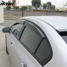 Load image into Gallery viewer, 2012-2015 Honda Civic 4Door Sedan Acrylic 4PC Tape On Window Visors