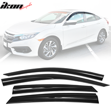 Load image into Gallery viewer, 2016-2021 Honda Civic 4Dr Sedan 10th Generation Tape On Window Visor