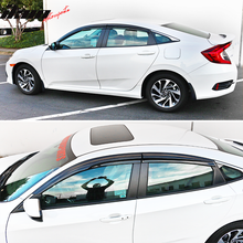 Load image into Gallery viewer, 2016-2021 Honda Civic 4Dr Sedan 10th Generation Tape On Window Visor