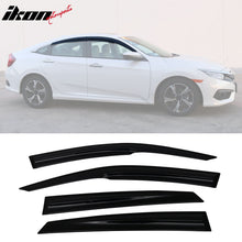 Load image into Gallery viewer, 2016-2021 Honda Civic 4Dr Sedan 10th Generation Tape On Window Visor