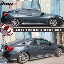 Load image into Gallery viewer, 2016-2021 Honda Civic X 10th Gen OE Roof Spoiler + Window Visors ABS