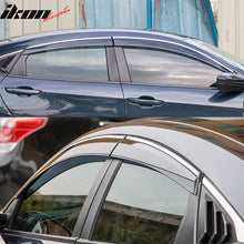 Load image into Gallery viewer, 2016-2021 Honda Civic 4Dr Sedan 10th Generation Tape On Window Visor
