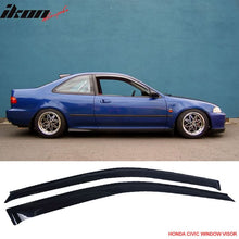 Load image into Gallery viewer, Fits Honda Civic 92-95 EG 2Dr/3Dr Front Bumper Lip + Window Visor