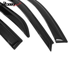 Load image into Gallery viewer, 1992-1995 Honda Civic Sedan Tape On Smoke Tinted Window Visors Acrylic