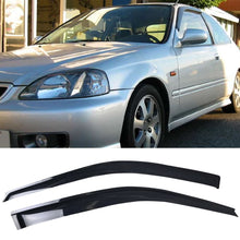 Load image into Gallery viewer, 1996-2000 Honda Civic Hatchback Slim Style Smoke Window Visors Acrylic