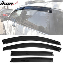 Load image into Gallery viewer, 2007-2011 Honda CRV Acrylic 4PC Window Visors Tape On Rain Guard