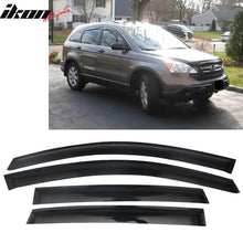 Load image into Gallery viewer, 2012-2016 Honda CRV Acrylic 4PC Window Visors Tape On Rain Guard