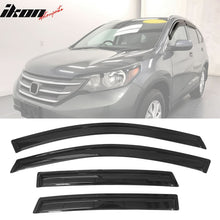 Load image into Gallery viewer, 2012-2016 Honda CRV Acrylic 4PC Window Visors Tape On Rain Guard