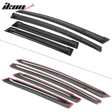 Load image into Gallery viewer, 2009-2014 Honda Fit Window Visors Slim Style Smoke Rains Guards Acryli