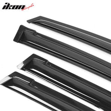 Load image into Gallery viewer, 2009-2014 Honda Fit Window Visors Slim Style Smoke Rains Guards Acryli