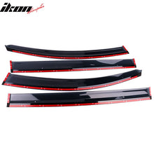 Load image into Gallery viewer, 2011-2017 Honda Odyssey Polycarbonate Window Visors W/ Chrome Trim 4PC
