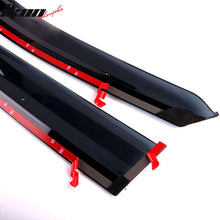 Load image into Gallery viewer, 2011-2017 Honda Odyssey Polycarbonate Window Visors W/ Chrome Trim 4PC