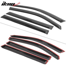 Load image into Gallery viewer, 2003-2008 Honda Pilot Slim Style Tape On Smoke Acrylic Visor Windows