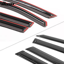 Load image into Gallery viewer, 2003-2008 Honda Pilot Slim Style Tape On Smoke Acrylic Visor Windows
