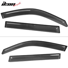 Load image into Gallery viewer, 2003-2008 Honda Pilot Slim Style Tape On Smoke Acrylic Visor Windows