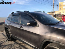 Load image into Gallery viewer, 2014-2024 Jeep Cherokee Acrylic Window Visor Vent Rain Guard Deflector