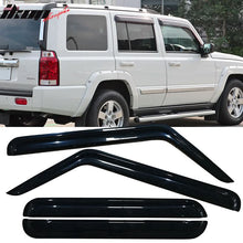 Load image into Gallery viewer, 2006-2010 Jeep Commander Slim Style Smoke Visor Windows Guard Acrylic