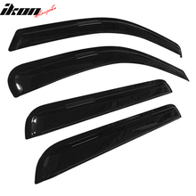 Load image into Gallery viewer, 2005-2010 Jeep Grand Cherokee Slim Smoke Tinted Visor Windows Acrylic