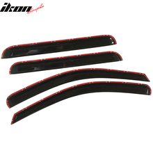 Load image into Gallery viewer, 2005-2010 Jeep Grand Cherokee Slim Smoke Tinted Visor Windows Acrylic