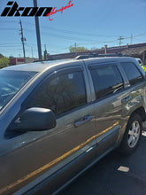 Load image into Gallery viewer, 2005-2010 Jeep Grand Cherokee Slim Smoke Tinted Visor Windows Acrylic