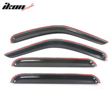 Load image into Gallery viewer, 2002-2007 Jeep Liberty Visor Window Rain Guard KJ Tape on Acrylic 4PC