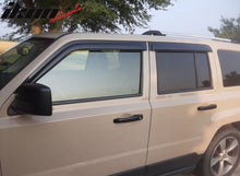 Load image into Gallery viewer, 2007-2018 Jeep Patriot Tape on Visor Window Rain Guard Acrylic 4PC