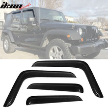 Load image into Gallery viewer, 2007-2024 Jeep Wrangler 2020-2024 Gladiator Slim Acrylic Window Visor