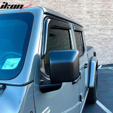 Load image into Gallery viewer, 2007-2024 Jeep Wrangler 2020-2024 Gladiator Slim Acrylic Window Visor
