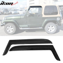 Load image into Gallery viewer, 1997-2006 Jeep Wrangler TJ Window Visor Vent Rain Guards Sun Shade