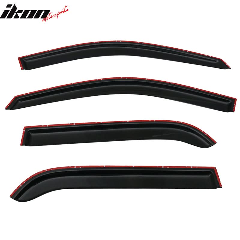 2005-2010 Kia Sportage 4PC Set Visor Windows Acrylic