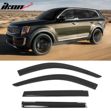 Load image into Gallery viewer, 2020-2025 Kia Telluride 4PC Tape on Window Visors Vent Rain Sun Guards