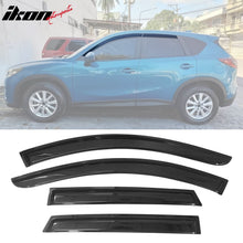 Load image into Gallery viewer, 2013-2016 Mazda CX5 Slim Style Smoke Tinted Window Visors Acrylic 4Pc