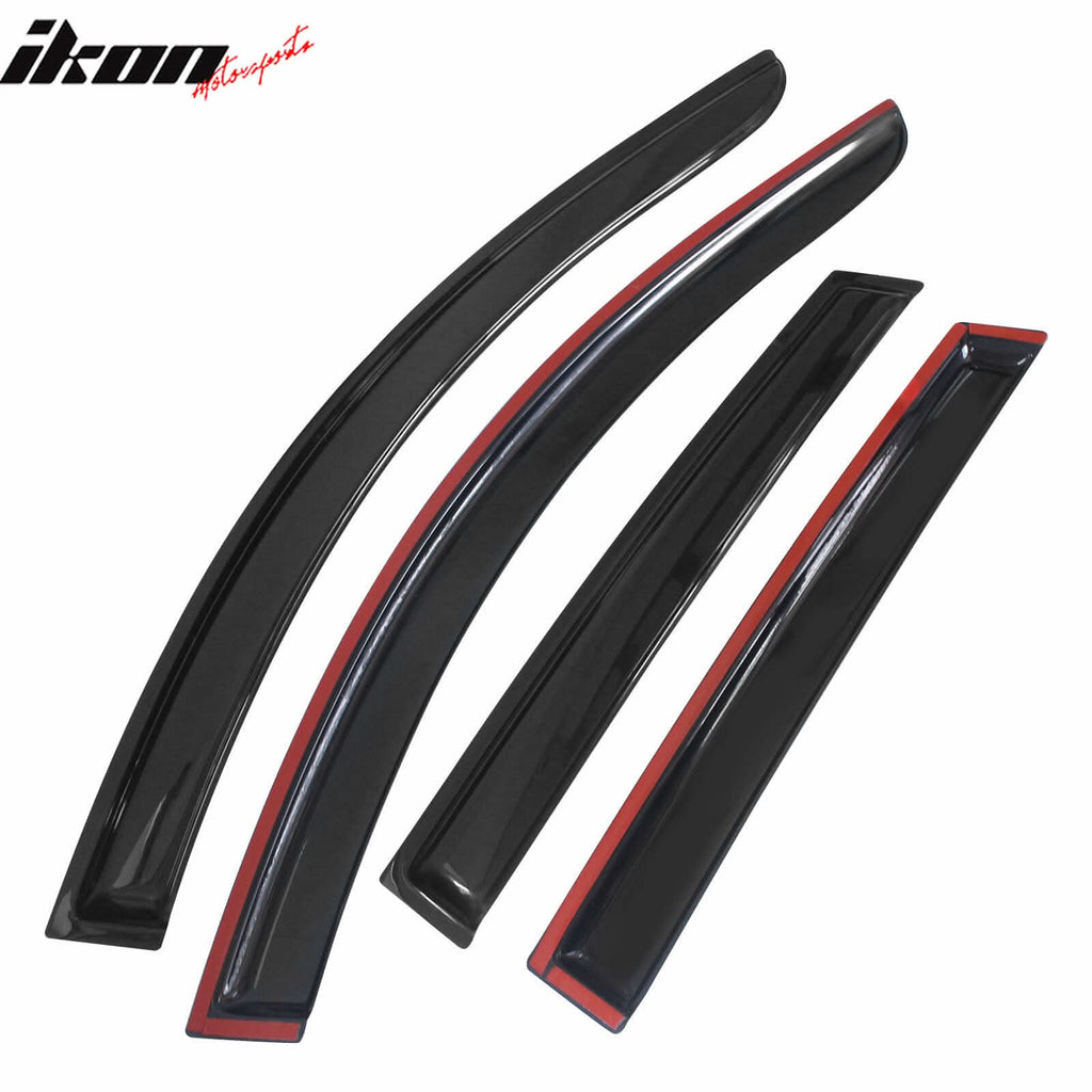 2013-2016 Mazda CX5 Slim Style Smoke Tinted Window Visors Acrylic 4Pc