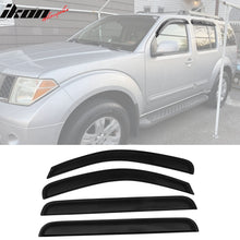 Load image into Gallery viewer, 2005-2012 Nissan Pathfinder Smoke Tinted Visor Windows Rains Guards Ac