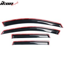 Load image into Gallery viewer, 2009-2013 Nissan Rogue Slim Style Smoke Tinted Window Visor Acrylic