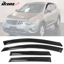 Load image into Gallery viewer, 2009-2013 Nissan Rogue Slim Style Smoke Tinted Window Visor Acrylic