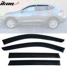 Load image into Gallery viewer, 2014-2020 Nissan Rogue Slim Style Smoke Tinted Window Visors Acrylic